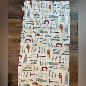 Pottery Barn Kids Trevor Twin Flat Sheet Tools Construction Carpentry Flat only